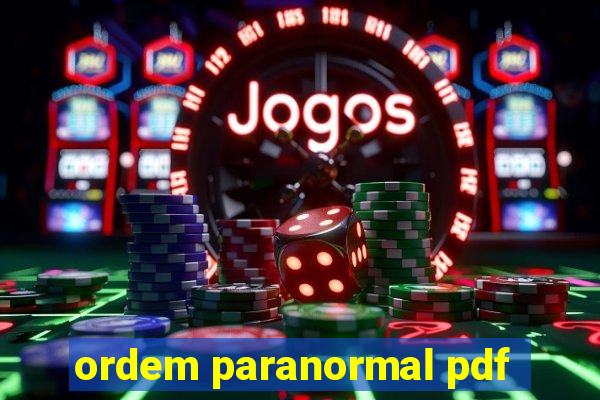 ordem paranormal pdf